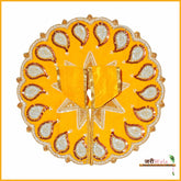 Shaneel Cutdana Moti Work Yellow Laddu Poshak